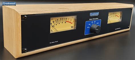 Crookwood 19″ Stereo VU Meter Crookwood VU 19" 19" rack Stereo VU Meters