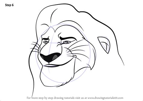 How to Draw Mufasa from The Lion Guard (The Lion Guard) Step by Step | DrawingTutorials101.com