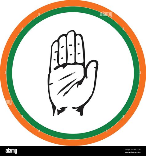 INC party, Indian National Congress party flag, Political Party sign, Congress Party symbol ...