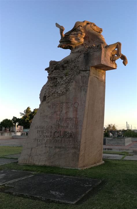 Cuba. Monument in honor of the Cuban Heroes at Mariana Grajales, Plaza de la Revolucion in ...