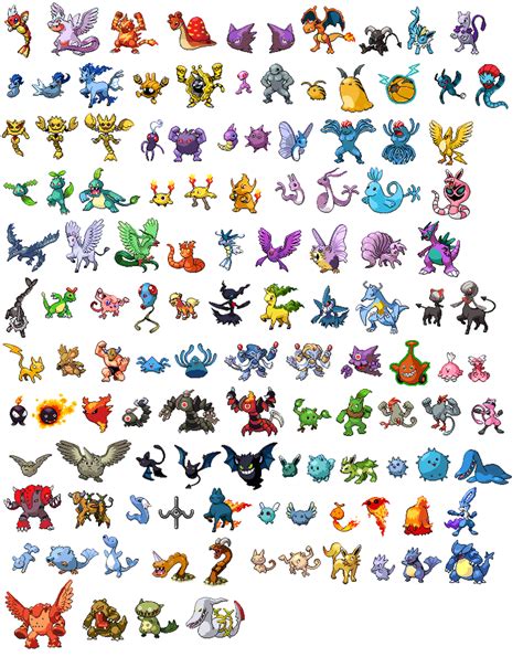 Fakemon sprites by Tsubute on DeviantArt