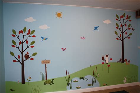 childrens church decor | Children's Wall Mural - Classic Fauxs & Finishes Easy Diy Nursery ...