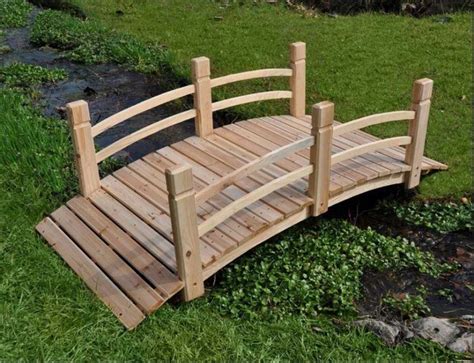 Small Garden Bridges To Sweeten Your Garden: Rustic Wooden Bridge Deisgn In… | Garden in the ...