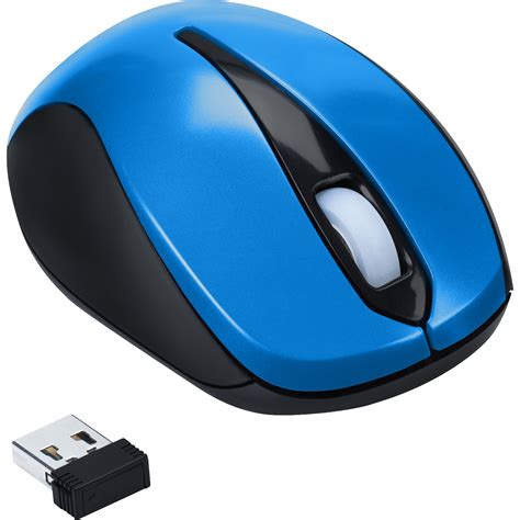 Wireless Optical Laptop Mouse - Blue - AMW06003US: Mice: Targus