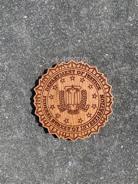 FBI Wooden Seal / FBI Badge / FBI National Academy | Etsy