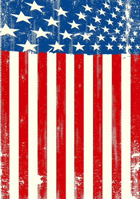 Grunge American Flag Portrait Orientation 1183344 Vector Art at Vecteezy