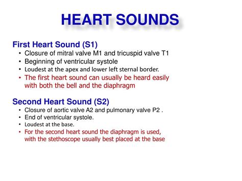 PPT - Heart Sounds PowerPoint Presentation, free download - ID:3035910