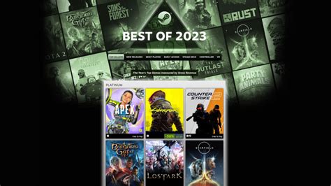 Steam Shares its Best of 2023 - FullCleared