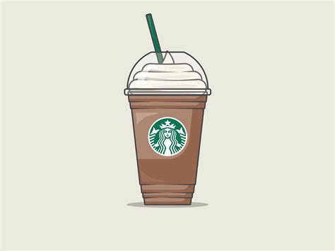 Starbucks Coffee | Mocha Frappuccino by Stephen Johnson on Dribbble