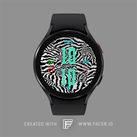 Nicole - zebra print - watch face for Apple Watch, Samsung Gear S3, Huawei Watch, and more - Facer