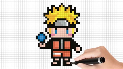 How To Draw Naruto Pixel Art Youtube | Images and Photos finder