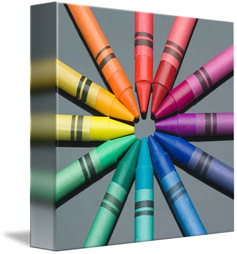 Crayon color wheel by Robert Tunstall