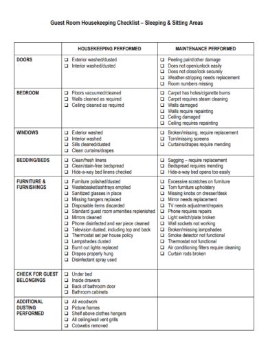 Checklist For Cleaning A Hotel Room | Psoriasisguru.com