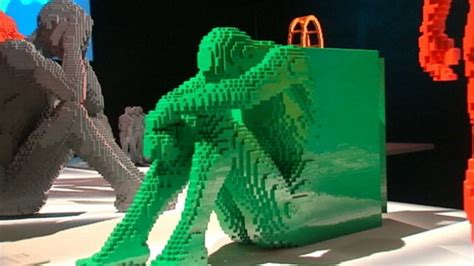 Artist Turns Lego Bricks Into Giant Works of Art Video - ABC News