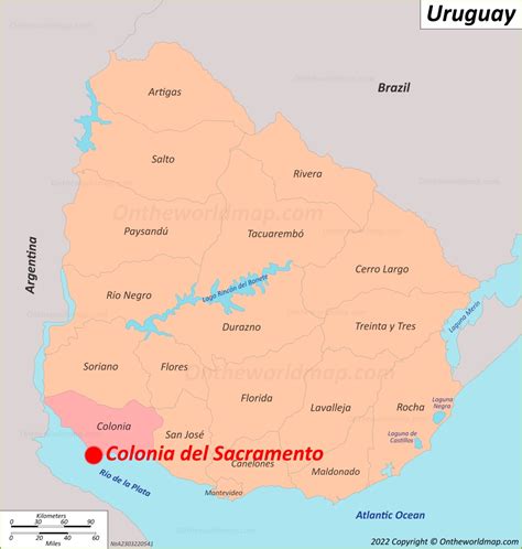 Colonia del Sacramento Map | Uruguay | Detailed Maps of Colonia del Sacramento