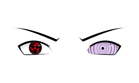 illustration vector graphic of Uchiha Obito Sharingan and Rinnegan Eyes 11772226 Vector Art at ...