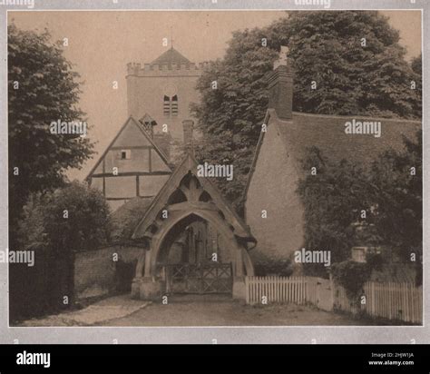 The Abbey, Dorchester. Oxfordshire (1913 Stock Photo - Alamy