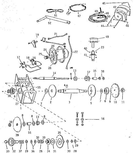 Boat Winch Parts Diagram