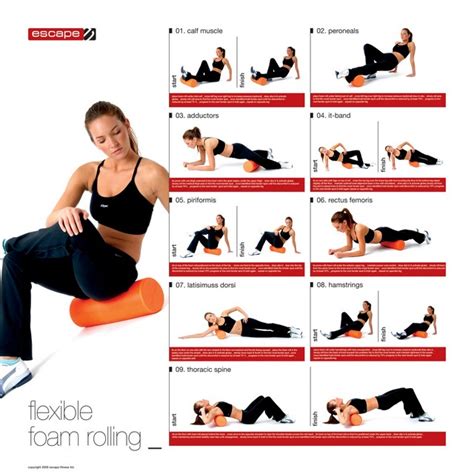 6 Best Images of Printable Foam Roller Exercises - Foam Roller ...