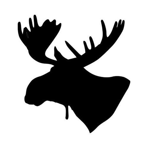 Moose Head Silhouette