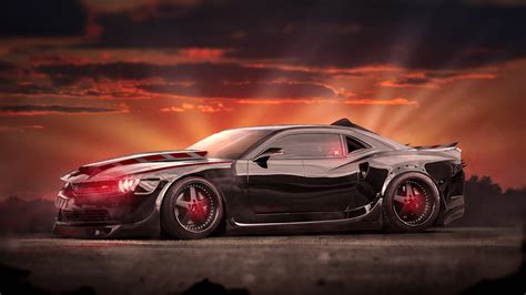 Modified Muscle Cars Wallpaper