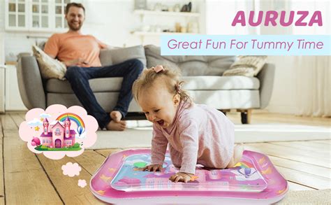 Amazon.com : Inflatable Tummy Time Mat, Baby Girl Toys for 3 6 9 Months ...