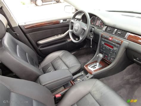 Ebony Interior 2004 Audi A6 2.7T quattro Sedan Photo #52133650 | GTCarLot.com