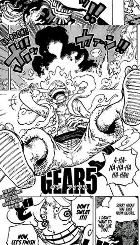 Gear 5 do Luffy | One piece manga, Manga anime one piece, One peice anime