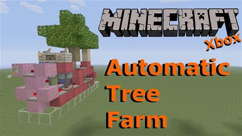 Minecraft 360: Automatic tree farm (Tutorial) - YouTube