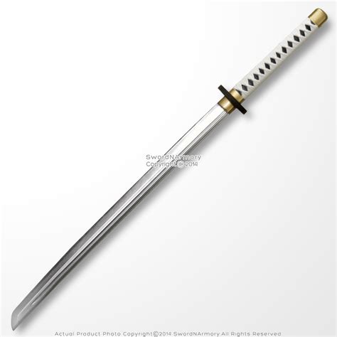 Foam Fantasy Anime Samurai Katana Sword with White Handle Cosplay Costume LARP