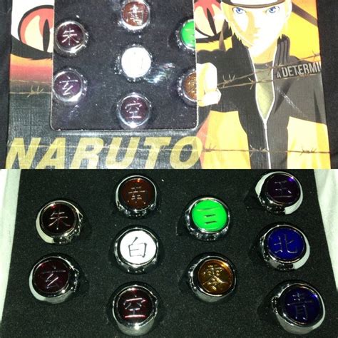 Akatsuki rings finally got here! : Naruto