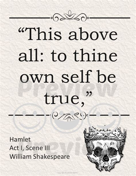 Hamlet Quotes Posters - Classful