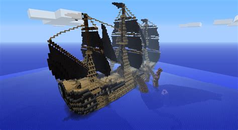 Giant squid attacks ship Minecraft Project