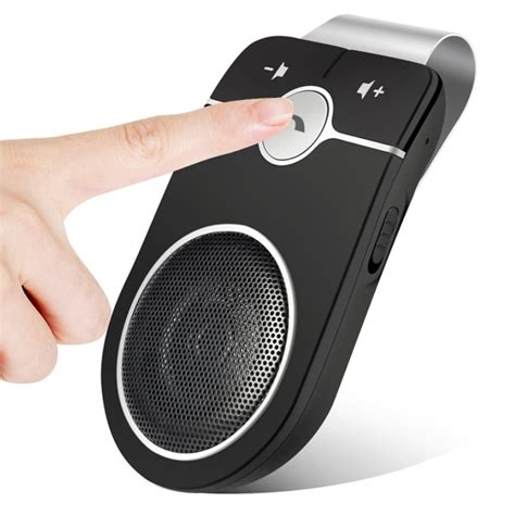 ??Car Hands Free Bluetooth Speakerphone for Cell Phone, Bluetooth 5.0, Support Two Phone Connect ...