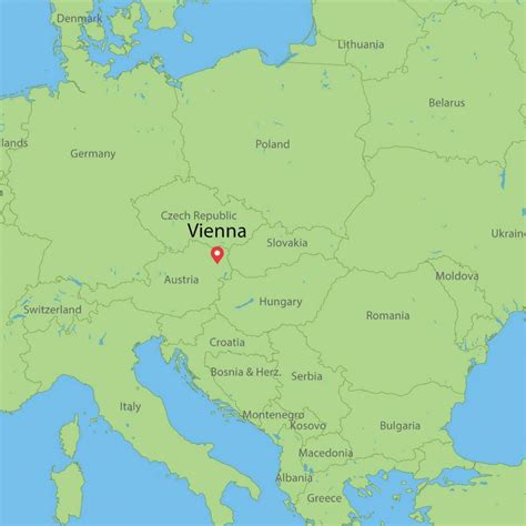 Vienna austria map - Vienna austria world map (Western Europe - Europe)