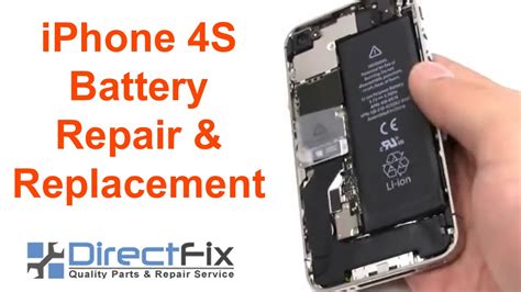 How to iPhone 4S Battery Replacement - YouTube