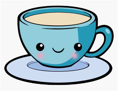 Cup Clipart Coffee Face - Cartoon Cup Clipart, HD Png Download - kindpng