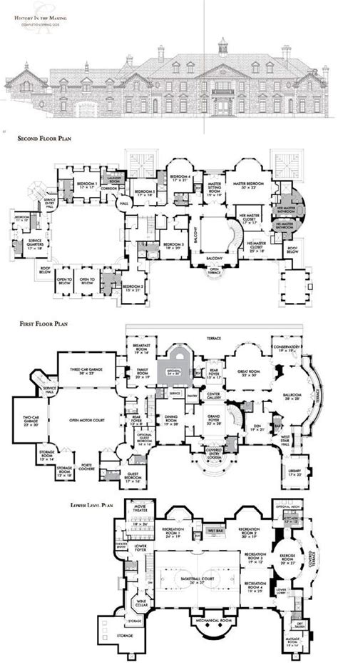 Alpine Stone Mansion Floor Plan