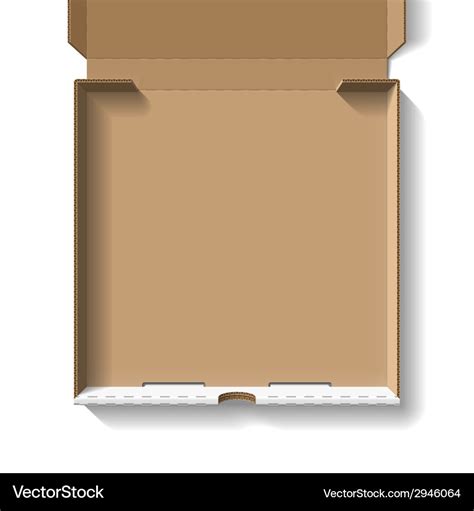 Open pizza box Royalty Free Vector Image - VectorStock