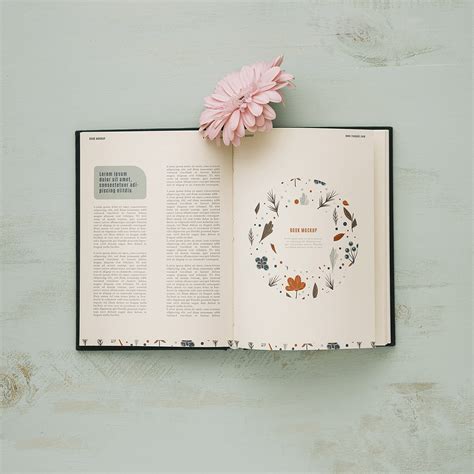 Open Book Mockup Psd : Open Book Mockup | PhotoshopRIVER© : Just add your own custom design ...