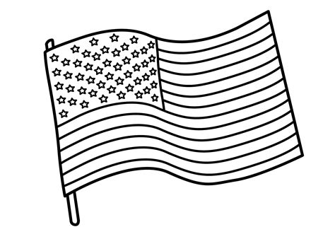 Flag Printable Coloring Pages