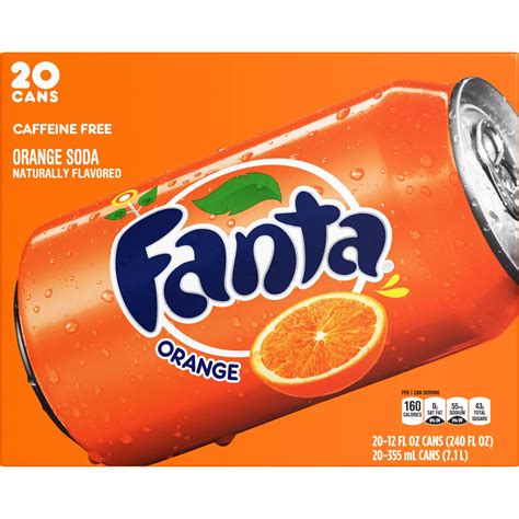 Fanta Orange Soda 12 oz Cans - Shop Soda at H-E-B