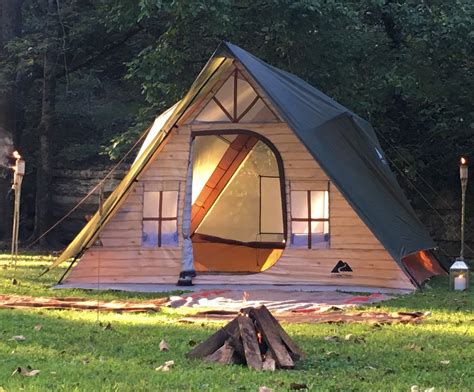 Ozark Trail 8 Person A-frame Outdoor Cabin Tent - Walmart.com | Tent glamping, Cabin tent, Tent