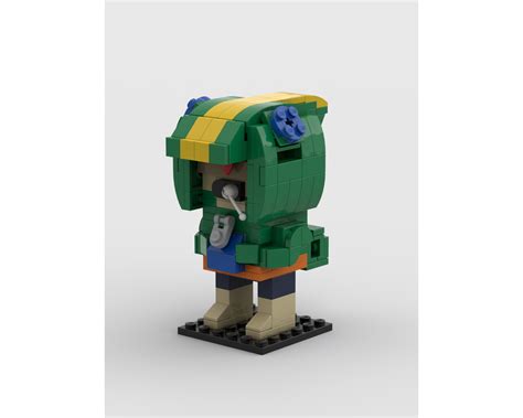 LEGO MOC Custom LEGO Brawl Stars Leon MOC by Alex Brickmaster | Rebrickable - Build with LEGO