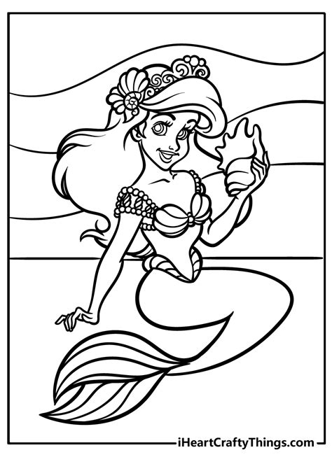 Disney Princess Ariel and Eric Coloring Page - Emerson Bilon1988