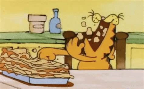 GIFs de Garfield Lasagna | Tenor