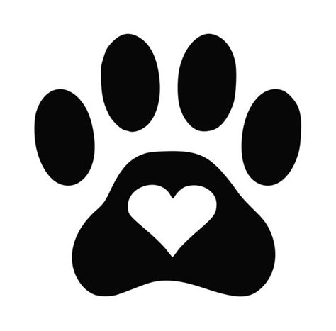 Dog Paw Silhouette | Free download on ClipArtMag