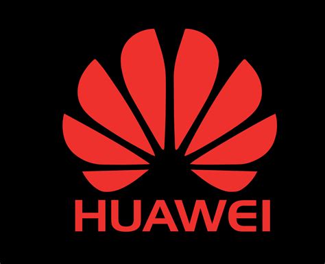 Huawei logo marca teléfono símbolo con nombre rojo diseño China móvil ...