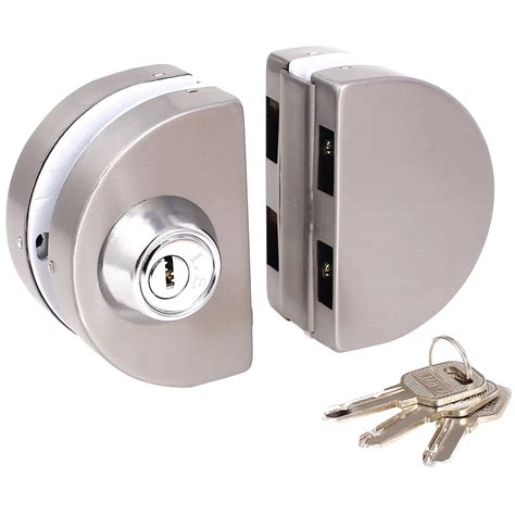 New Arrival Entry Gate 10 12mm Glass Swing Push Sliding Door Lock with ...