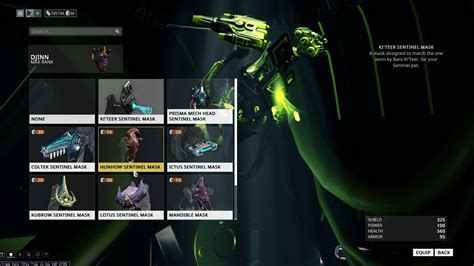 Why isn't the Hunhow sentinel mask included int he Hunhow's Gift pack? : r/Warframe